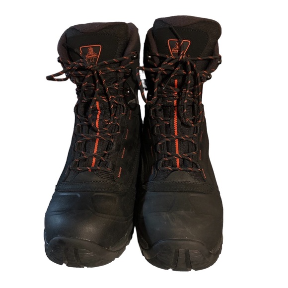 SOLD Workwear Black Boots Size 10.5 Mens WaterProof, Anti Slip, Insulated - Picture 8 of 12